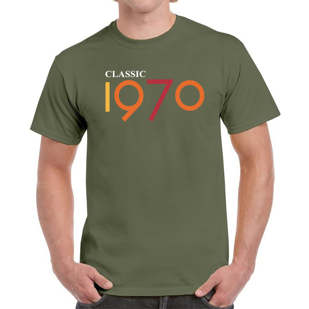 Classic 1970 Birthday T-Shirt For Men Women