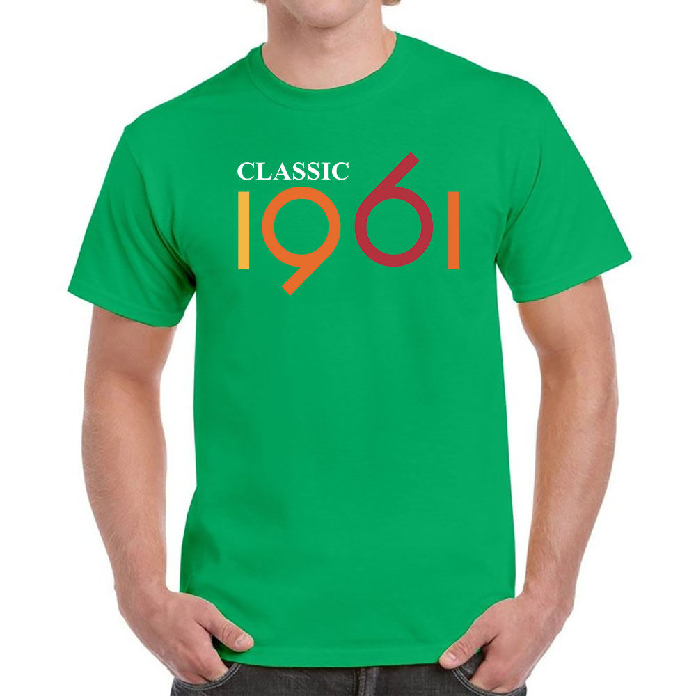 Classic 1961 Birthday T-Shirt For Men Women