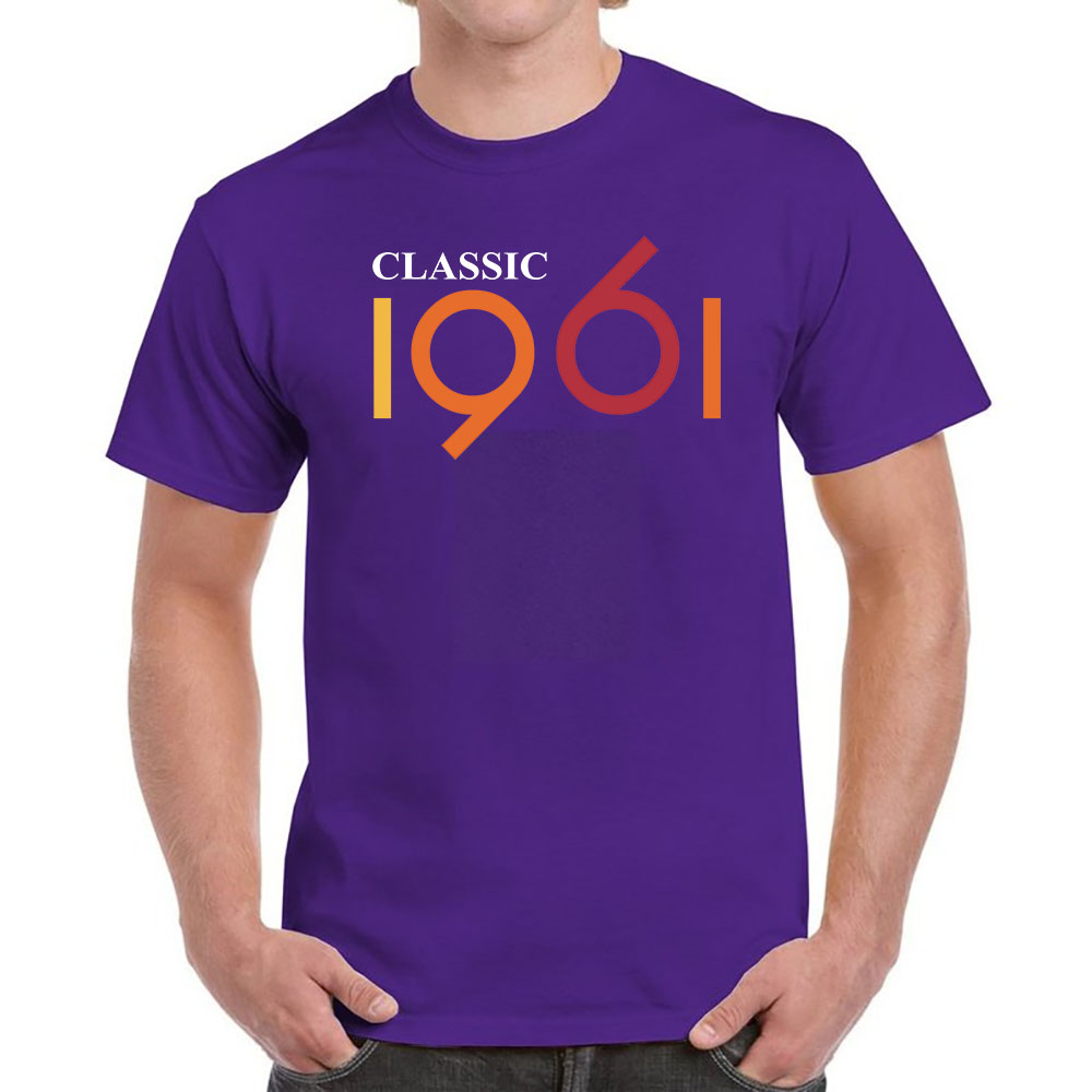 Classic 1961 Birthday T-Shirt For Men Women