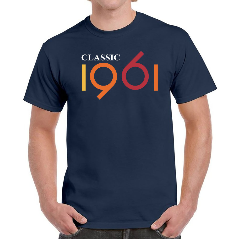 Classic 1961 Birthday T-Shirt For Men Women