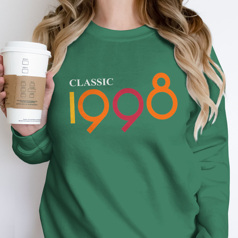 Classic 1998 Birthday Sweatshirt