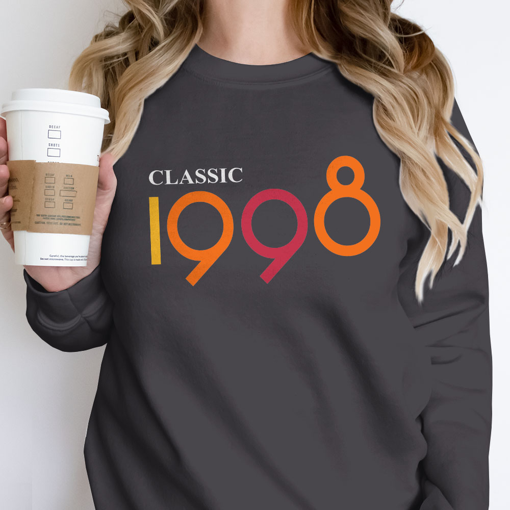 Classic 1998 Birthday Sweatshirt