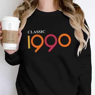 Classic 1990 Birthday Sweatshirt