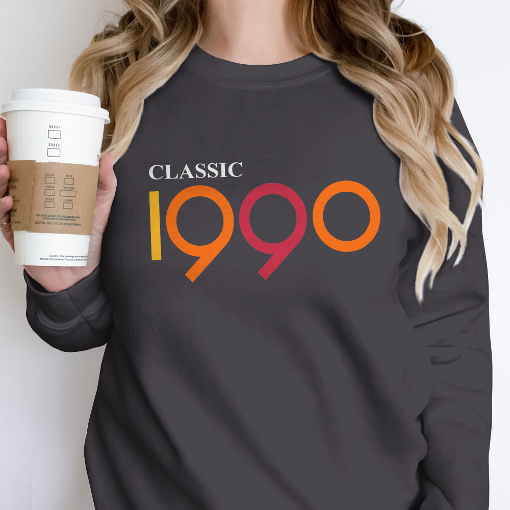 Classic 1990 Birthday Sweatshirt