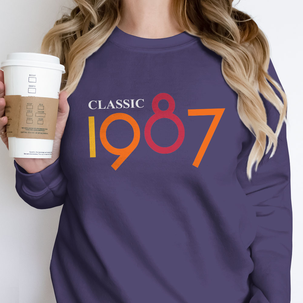Classic 1987 Birthday Sweatshirt