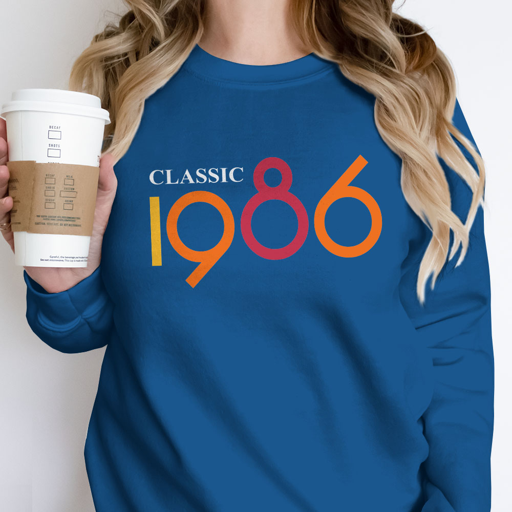 Classic 1986 Birthday Sweatshirt