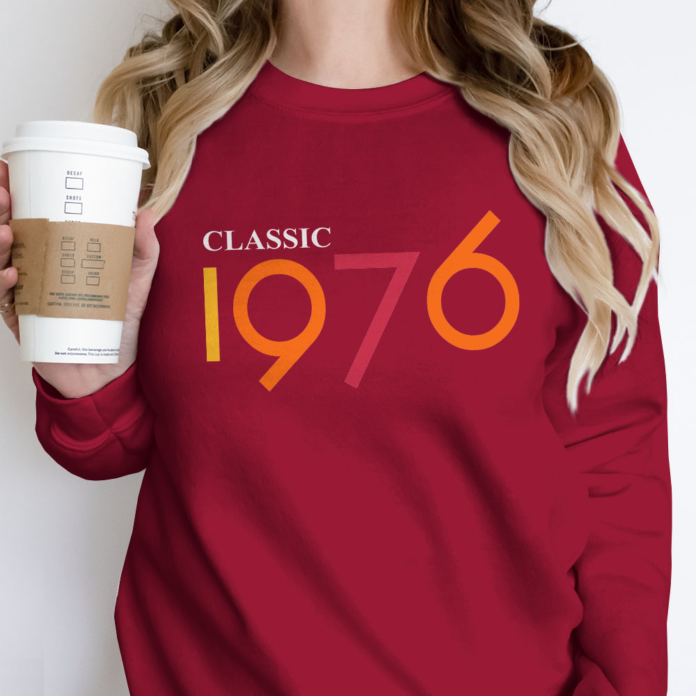 Classic 1976 Birthday Sweatshirt