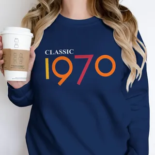 Classic 1970 Birthday Sweatshirt – alternate