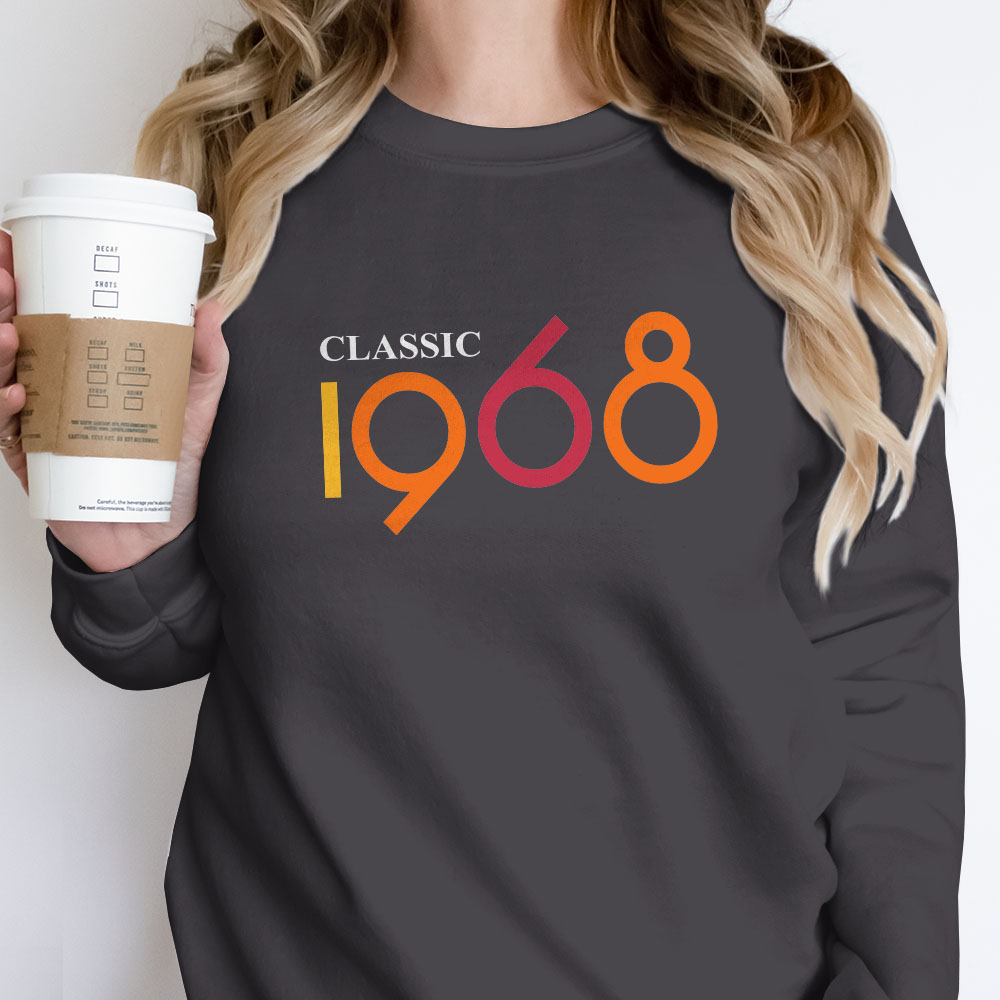 Classic 1968 Birthday Sweatshirt
