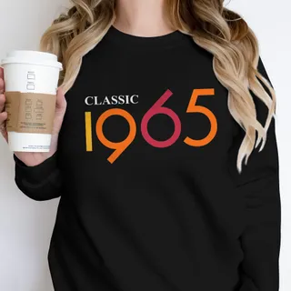 Classic 1965 Birthday Sweatshirt