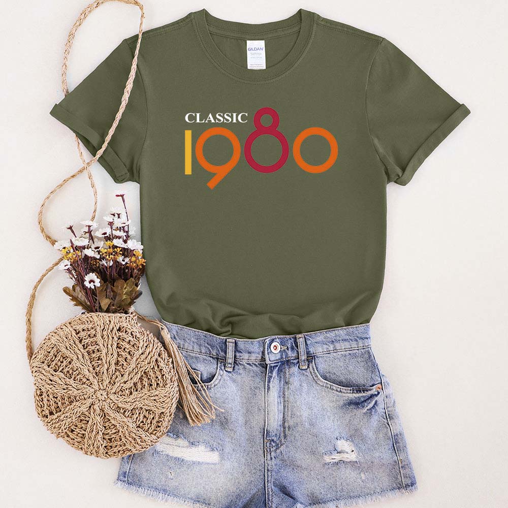Classic 1980 Birthday T-Shirt Classic 1980 Birthday T-Shirt