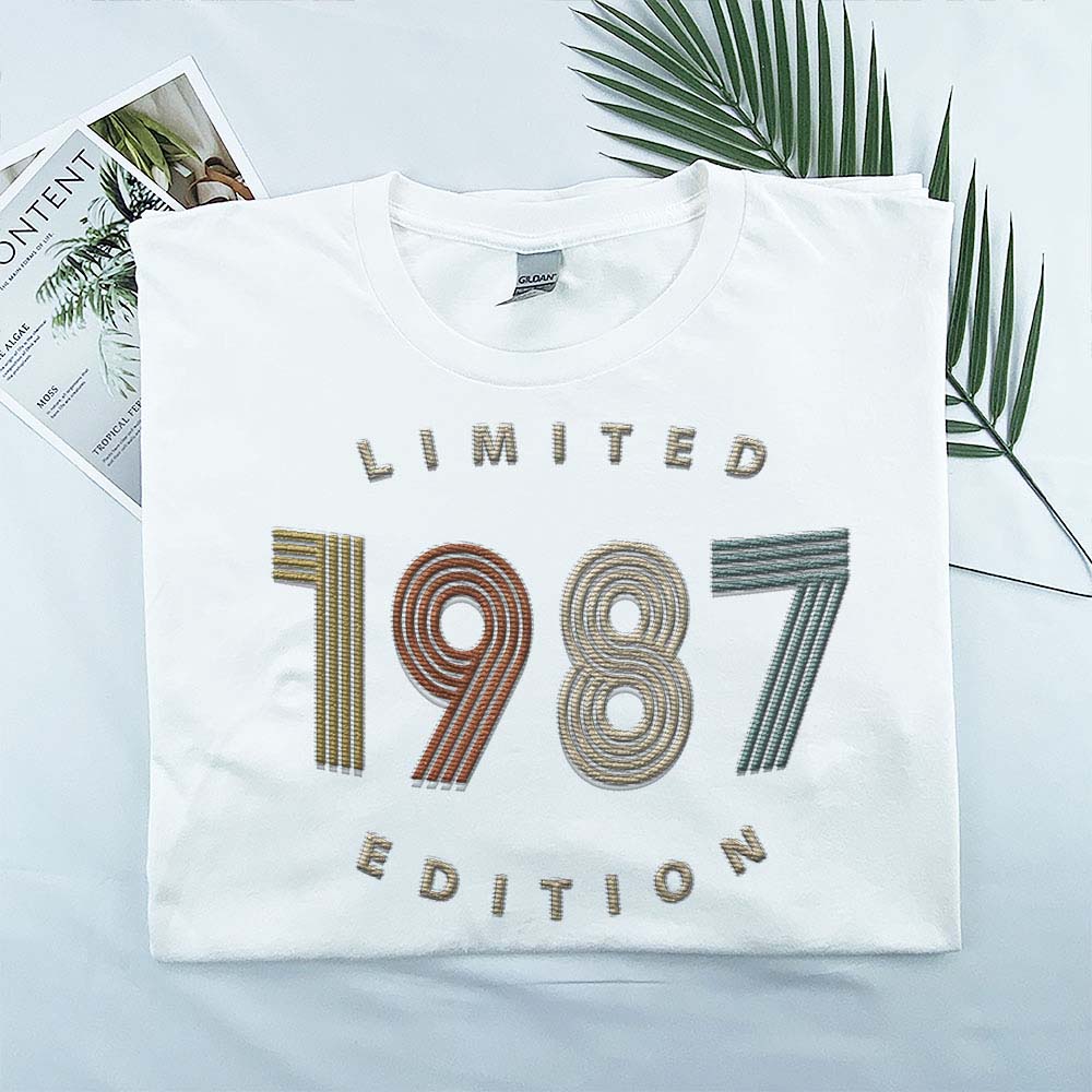 Limited Edition 1987 Embroidered T-Shirt Limited Edition 1987 Embroidered T-Shirt