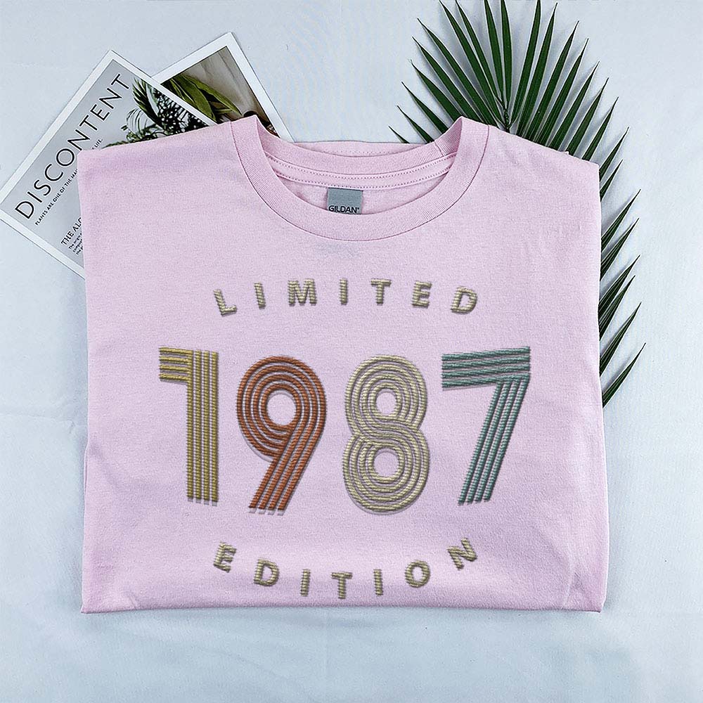 Limited Edition 1987 Embroidered T-Shirt Limited Edition 1987 Embroidered T-Shirt