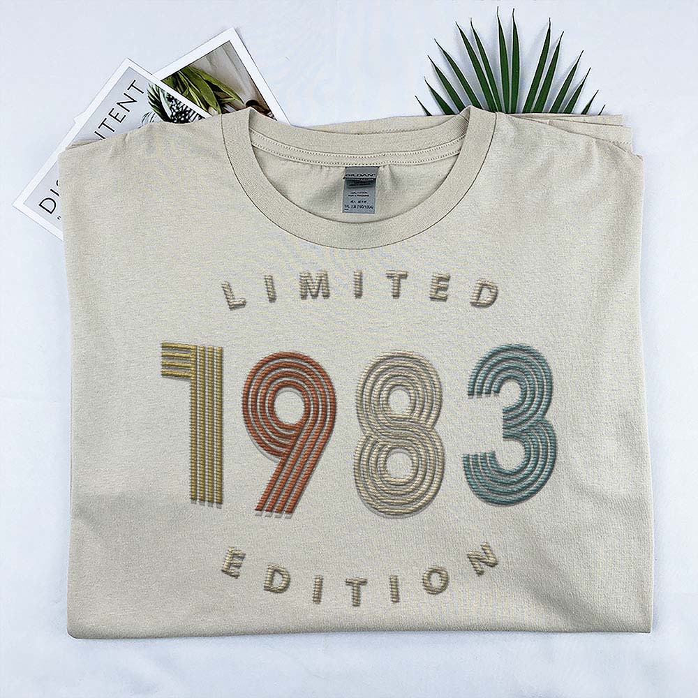 Limited Edition 1983 Embroidered T-Shirt Limited Edition 1983 Embroidered T-Shirt