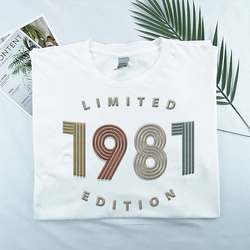 Limited Edition 1981 Embroidered T-Shirt