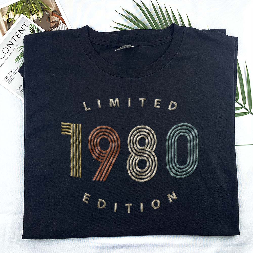 Limited Edition 1980 Embroidered T-Shirt