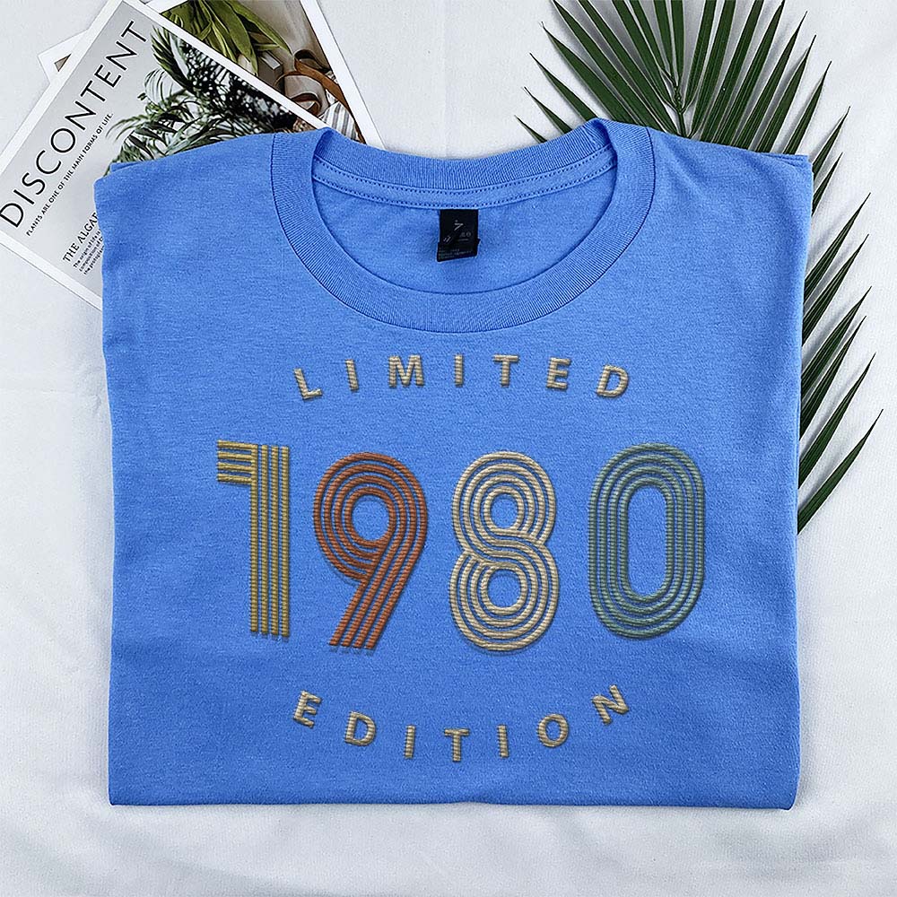 Limited Edition 1980 Embroidered T-Shirt