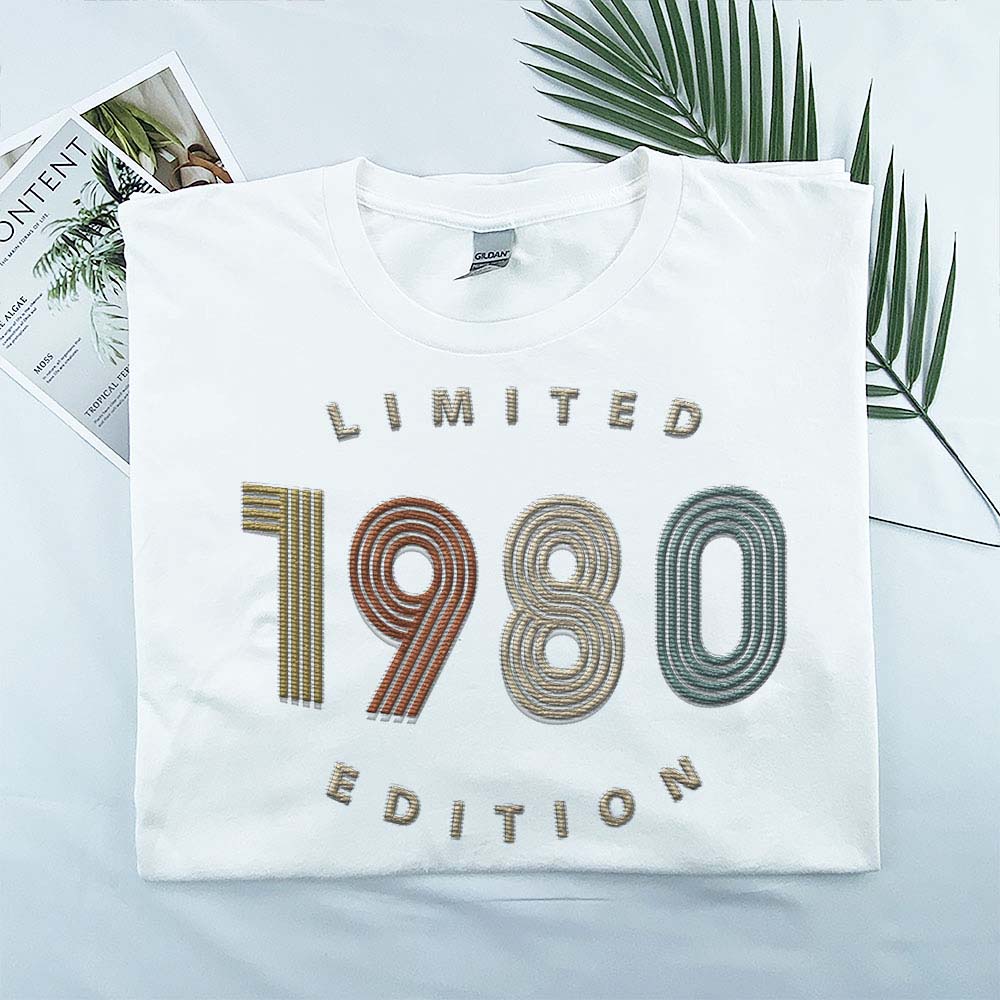 Limited Edition 1980 Embroidered T-Shirt