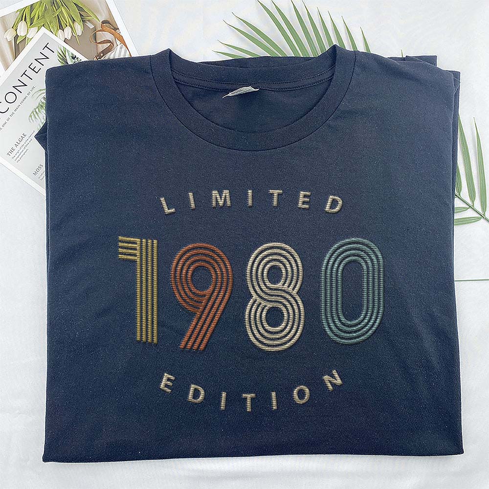 Limited Edition 1980 Embroidered T-Shirt
