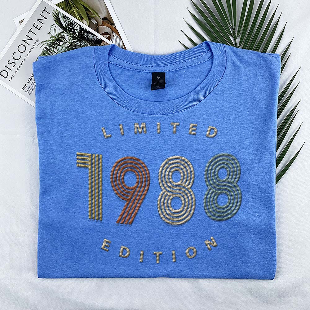 Limited Edition 1988 Embroidered T-Shirt Limited Edition 1988 Embroidered T-Shirt