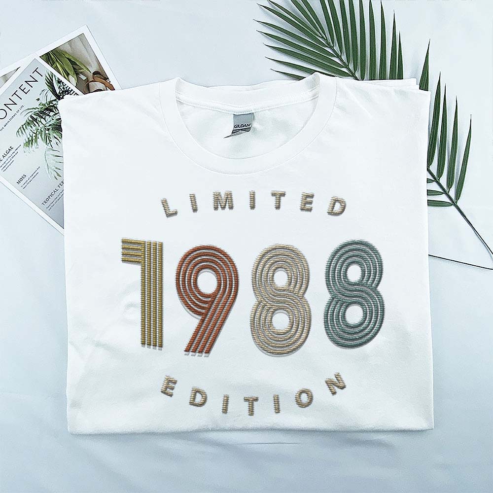 Limited Edition 1988 Embroidered T-Shirt Limited Edition 1988 Embroidered T-Shirt