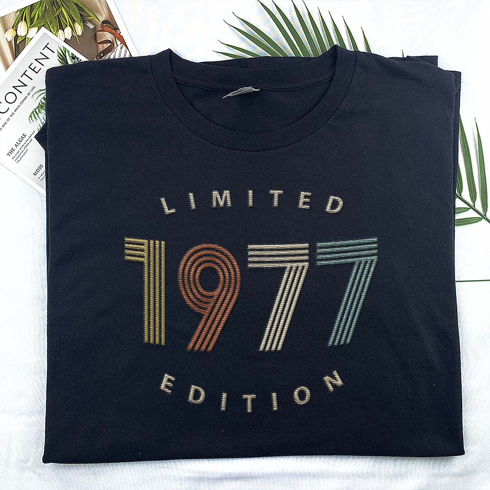 Limited Edition 1977 Embroidered T-Shirt