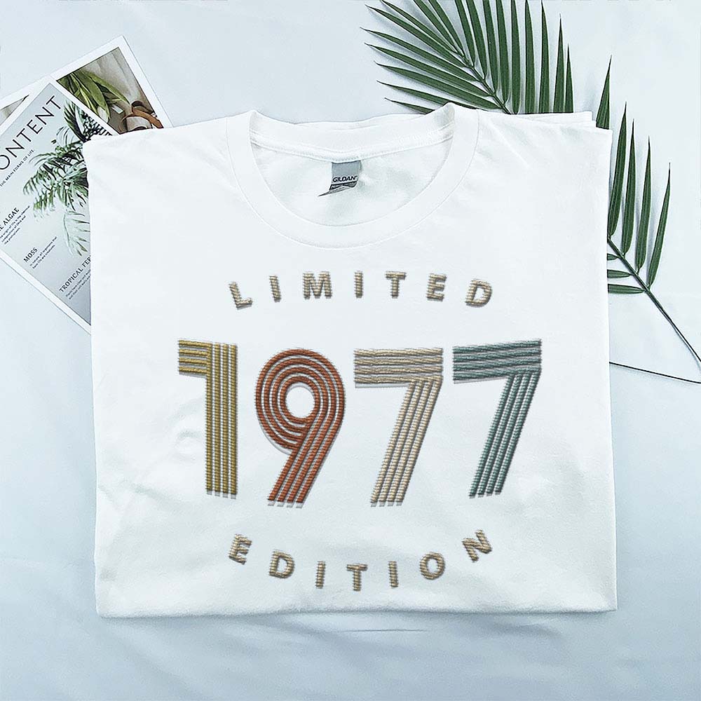 Limited Edition 1977 Embroidered T-Shirt