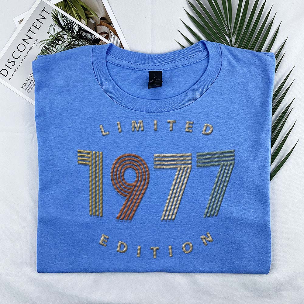 Limited Edition 1977 Embroidered T-Shirt