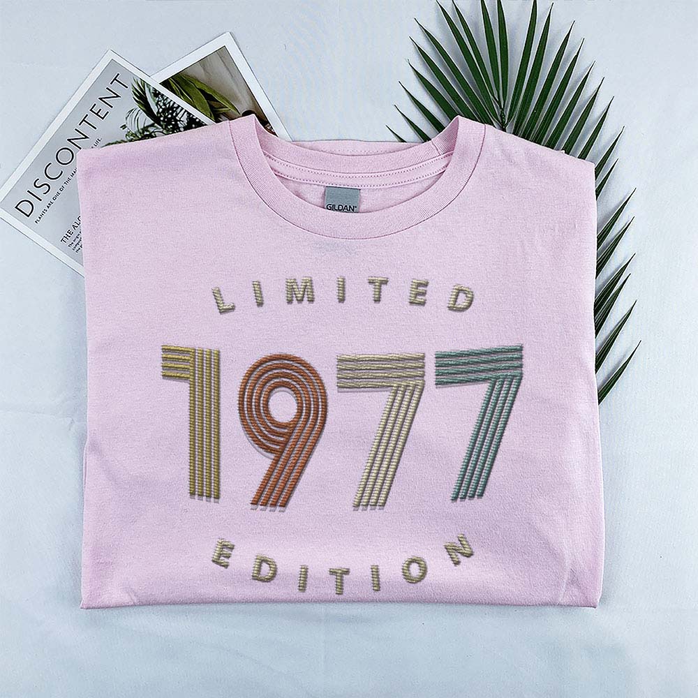 Limited Edition 1977 Embroidered T-Shirt