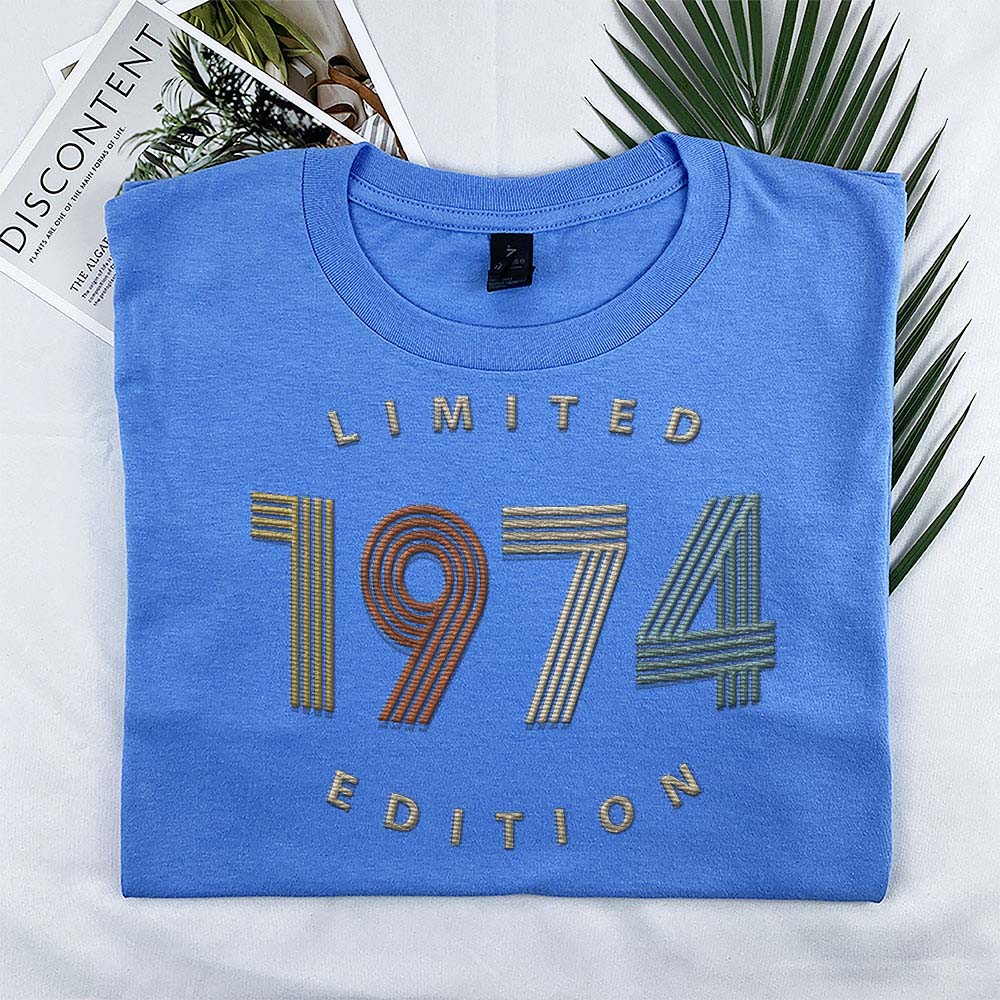 Limited Edition 1974 Embroidered T-Shirt Limited Edition 1974 Embroidered T-Shirt
