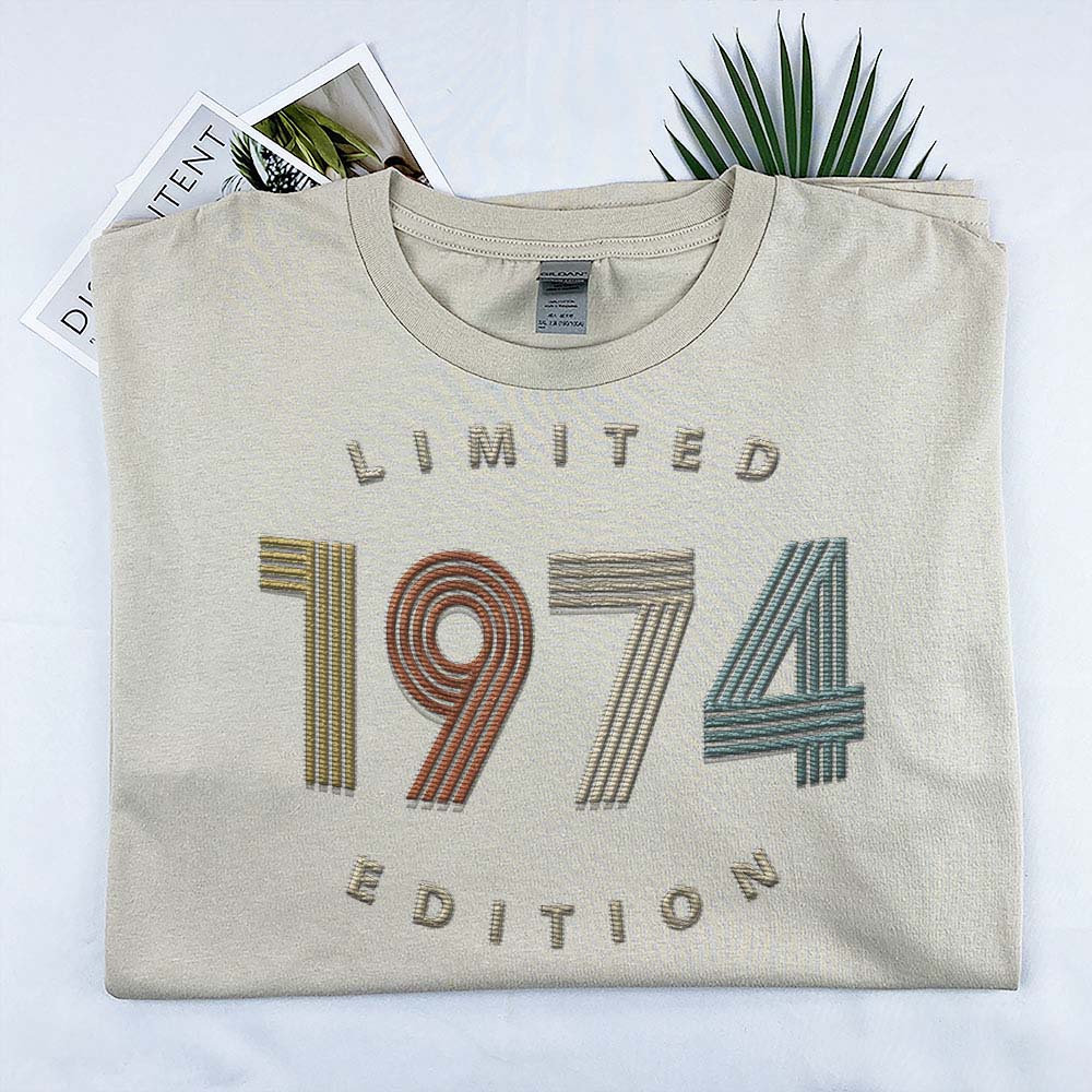 Limited Edition 1974 Embroidered T-Shirt Limited Edition 1974 Embroidered T-Shirt