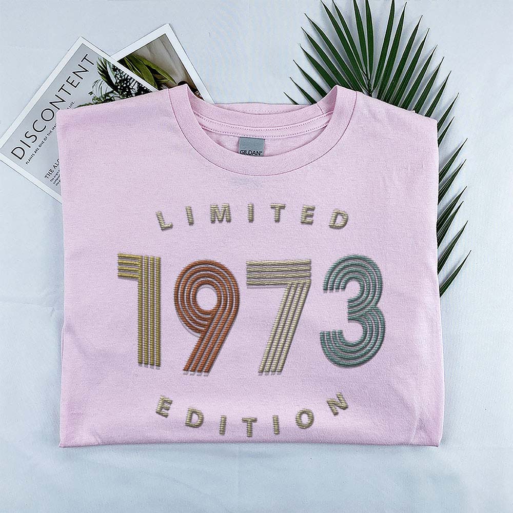 Limited Edition 1973 Embroidered T-Shirt Limited Edition 1973 Embroidered T-Shirt
