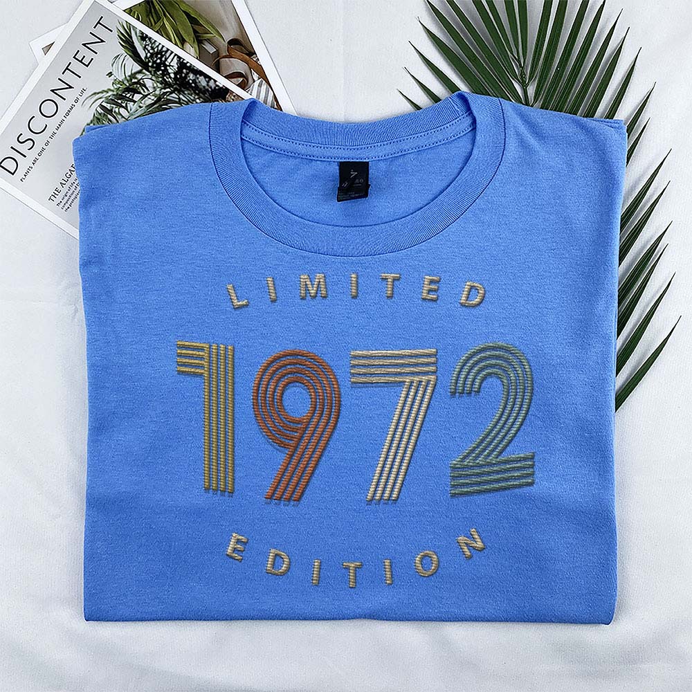 Limited Edition 1972 Embroidered T-Shirt Limited Edition 1972 Embroidered T-Shirt