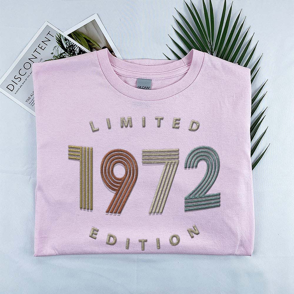 Limited Edition 1972 Embroidered T-Shirt Limited Edition 1972 Embroidered T-Shirt
