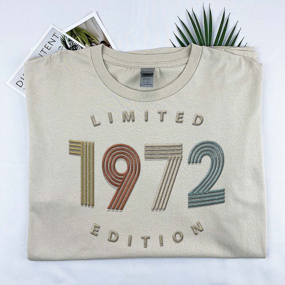 Limited Edition 1972 Embroidered T-Shirt Limited Edition 1972 Embroidered T-Shirt
