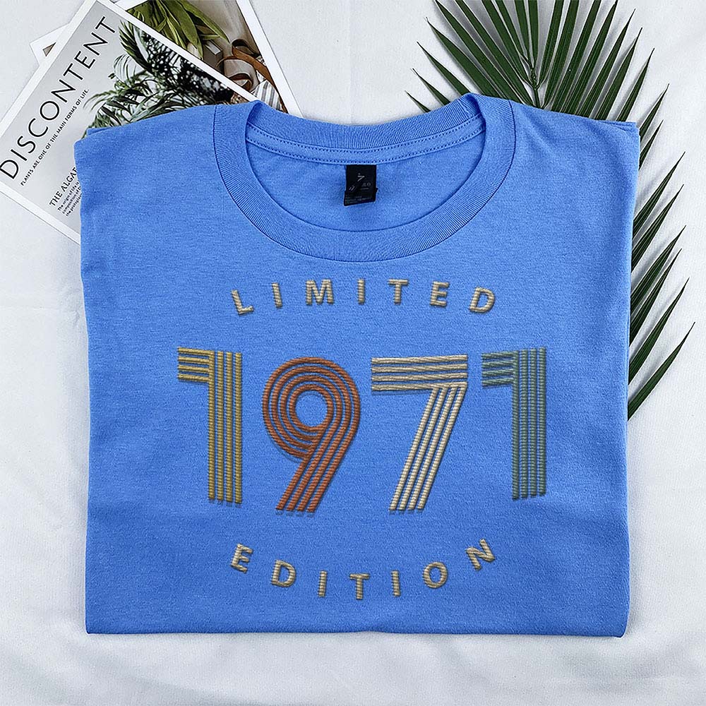 Limited Edition 1971 Embroidered T-Shirt Limited Edition 1971 Embroidered T-Shirt