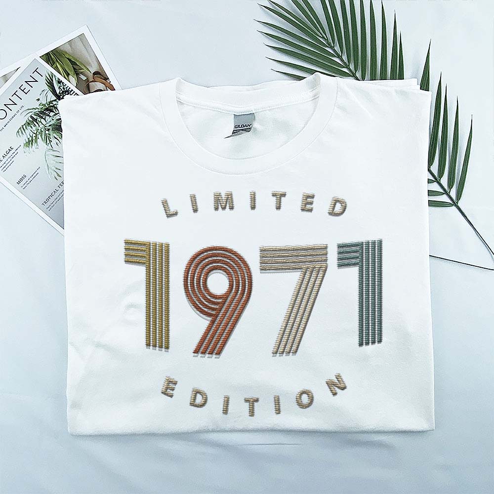 Limited Edition 1971 Embroidered T-Shirt Limited Edition 1971 Embroidered T-Shirt