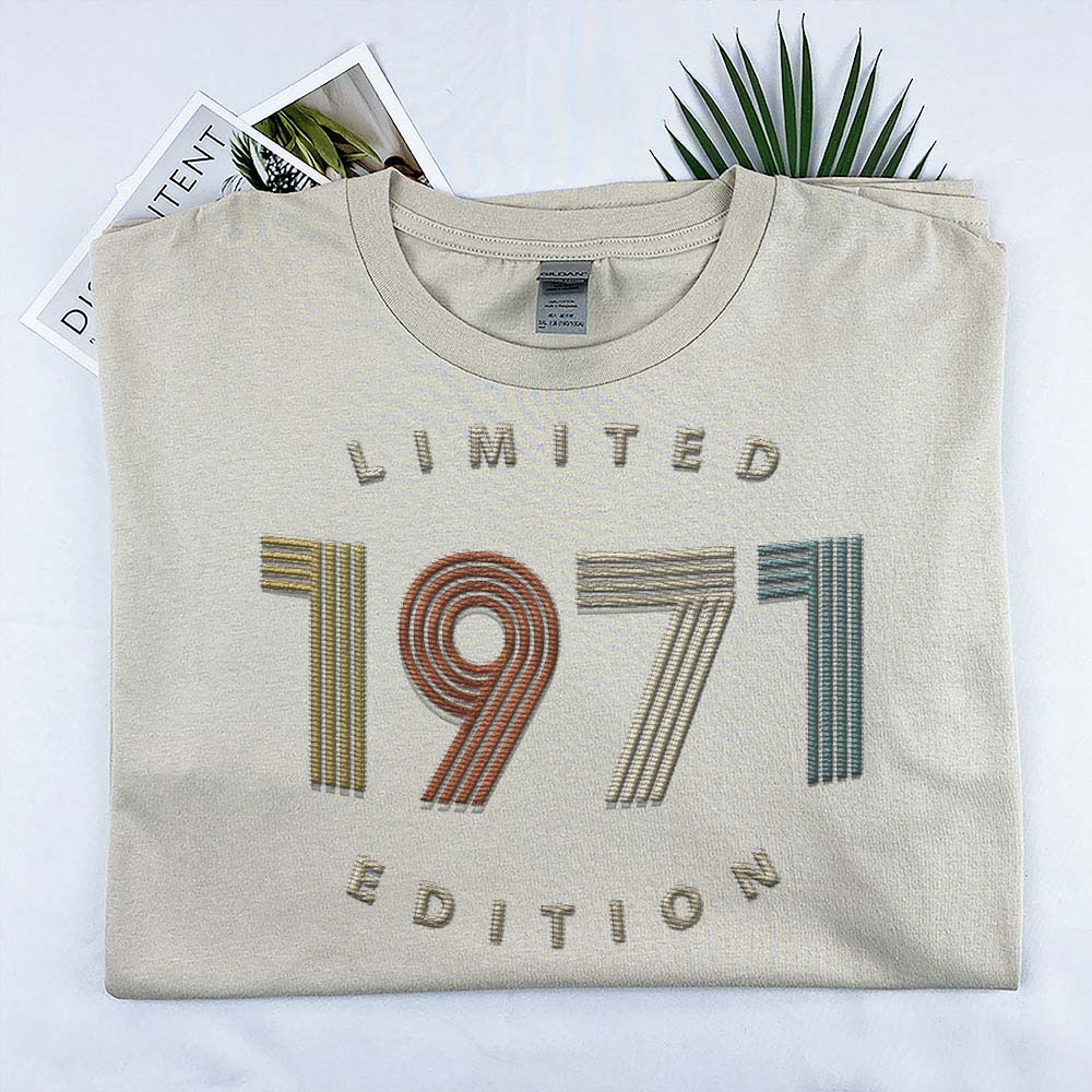 Limited Edition 1971 Embroidered T-Shirt Limited Edition 1971 Embroidered T-Shirt