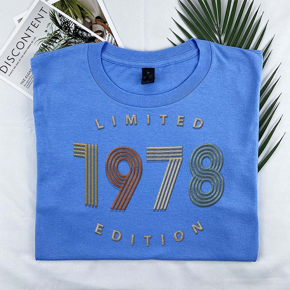Limited Edition 1978 Embroidered T-Shirt Limited Edition 1978 Embroidered T-Shirt