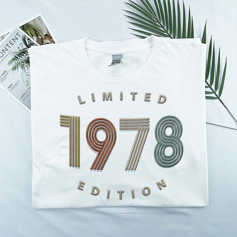 Limited Edition 1978 Embroidered T-Shirt Limited Edition 1978 Embroidered T-Shirt
