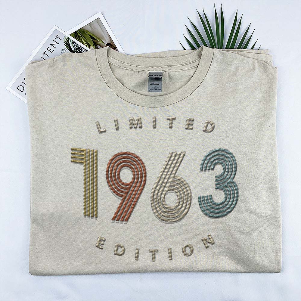 Limited Edition 1963 Embroidered T-Shirt Limited Edition 1963 Embroidered T-Shirt