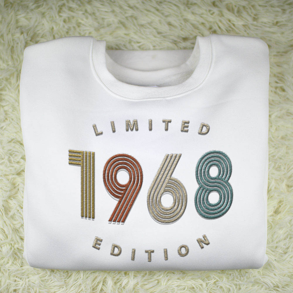 Limited Edition 1968 Embroidered Sweatshirt