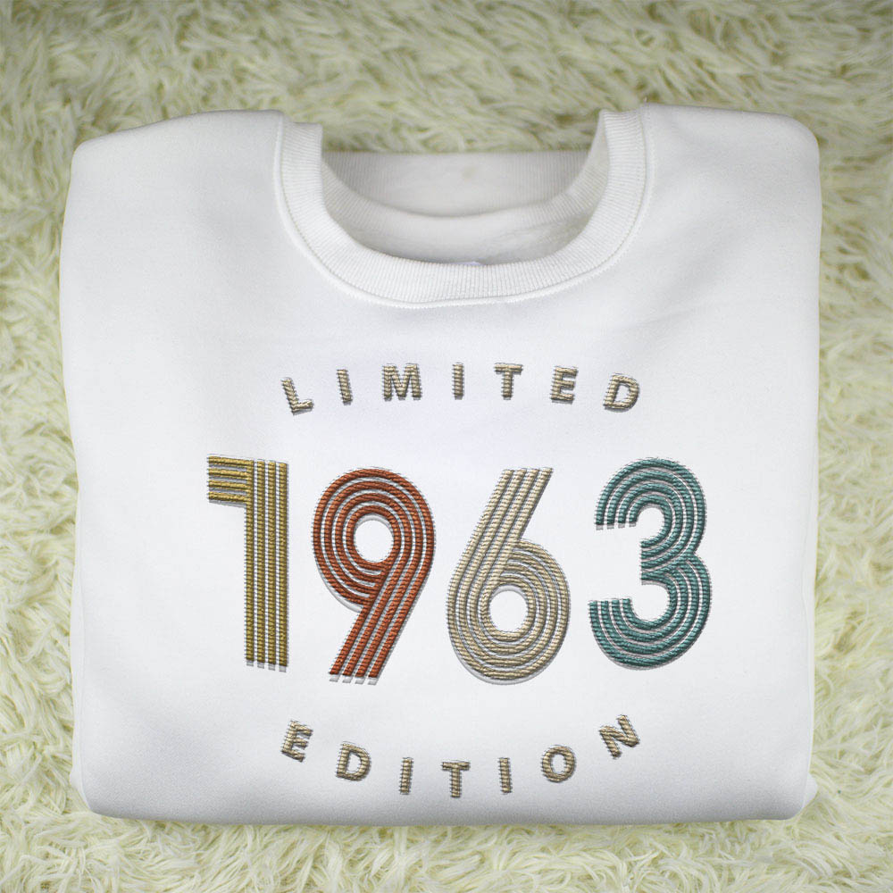 Limited Edition 1963 Embroidered Sweatshirt