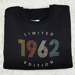 Limited Edition 1962 Embroidered Sweatshirt