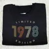 Limited Edition 1978 Embroidered Sweatshirt