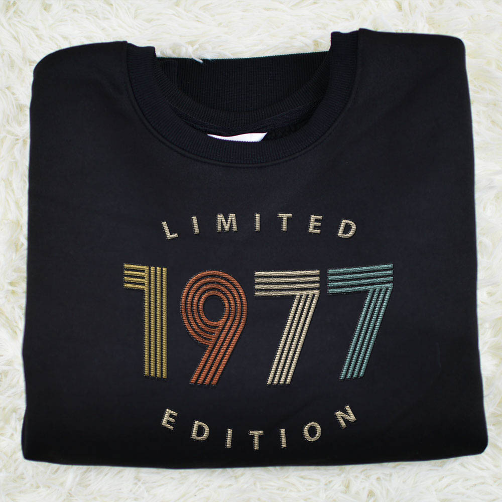 Limited Edition 1977 Embroidered Sweatshirt