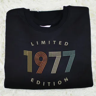 Limited Edition 1977 Embroidered Sweatshirt