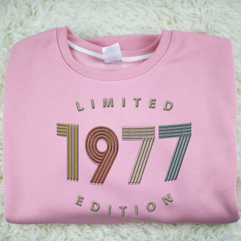 Limited Edition 1977 Embroidered Sweatshirt
