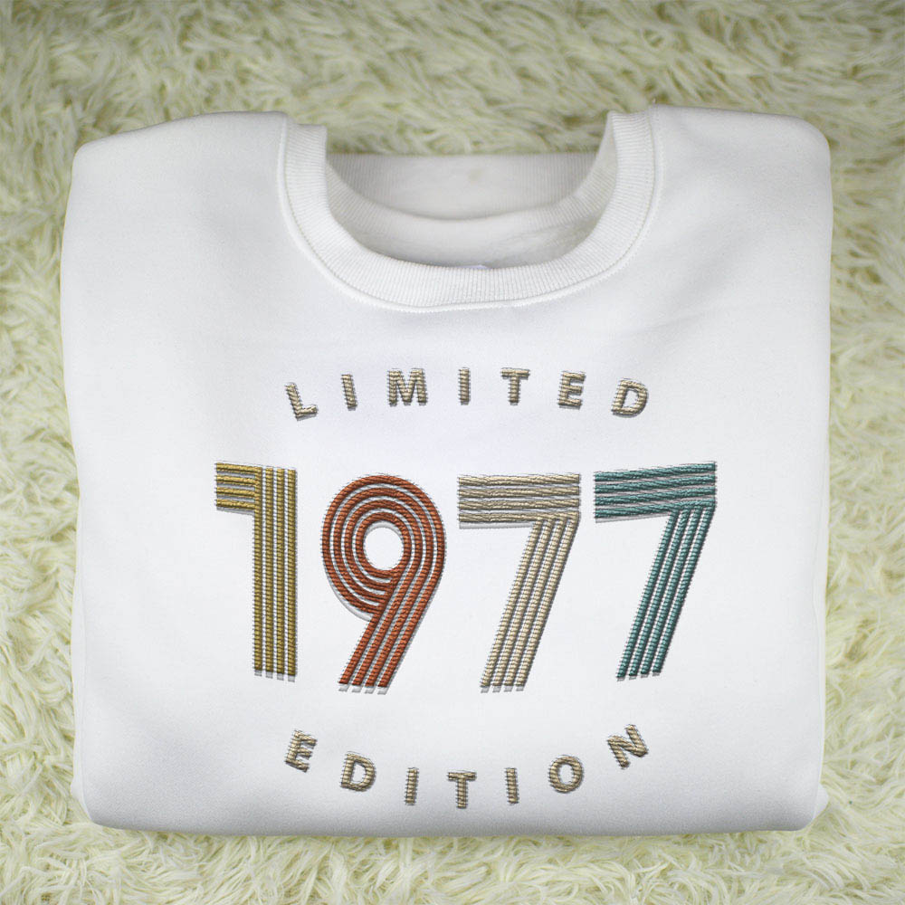 Limited Edition 1977 Embroidered Sweatshirt