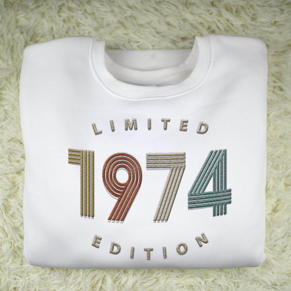 Limited Edition 1974 Embroidered Sweatshirt